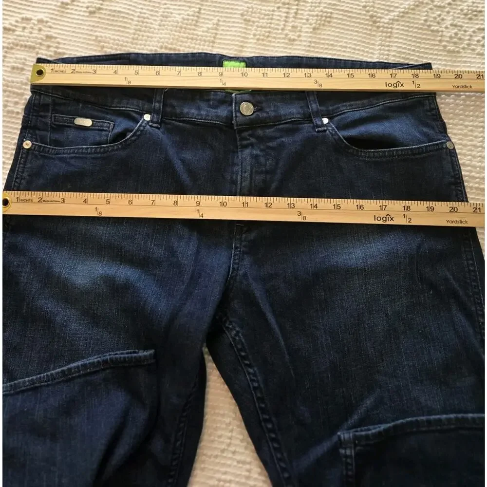 Hugo Boss Green Label Jeans Dark Wash Indigo Blue Mens 38x32 Denim